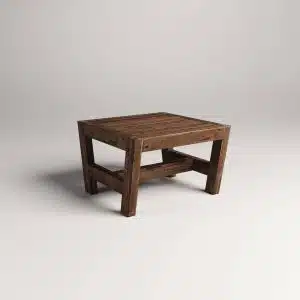 Fauteuil lounge vu de biais devant