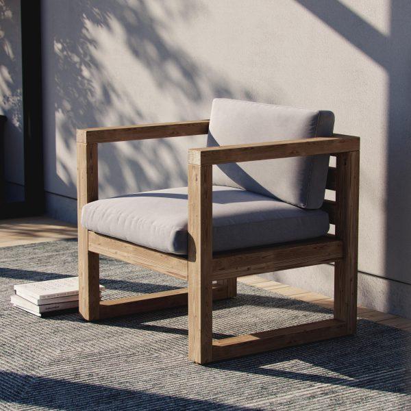 DIY plan for a lounge chair.