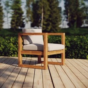 DIY plan for a lounge chair.