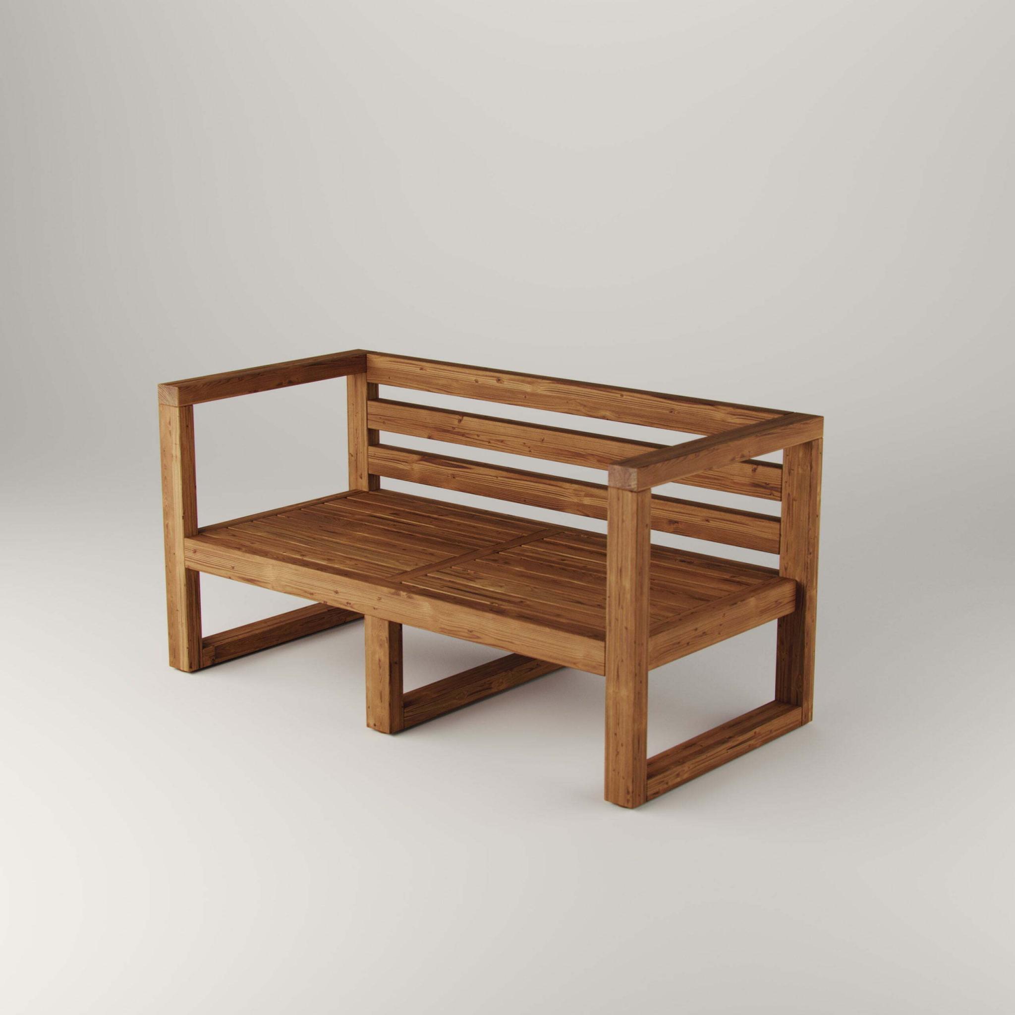 Bygg en stabil utebänk - Gör det själv guide - Instruktion - Ritning