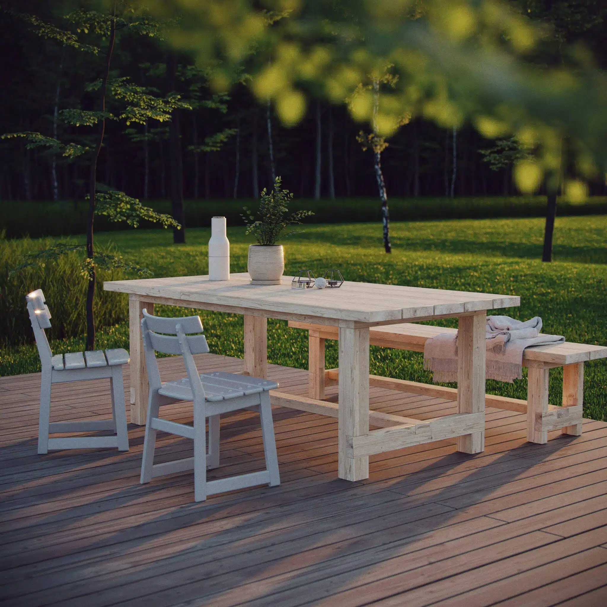 DIY Plan for wooden table.