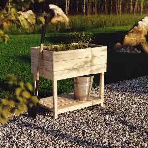 Byggbeskrivelse hevet dyrkebed