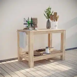 Byggbeskrivelse liten utekjøkkenøy