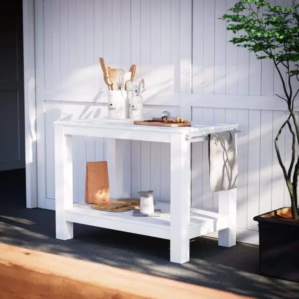 Build a smaller outdoor kitchen