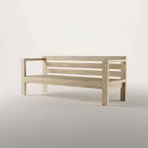 Canapé Ekhagen M vu en biais de devant