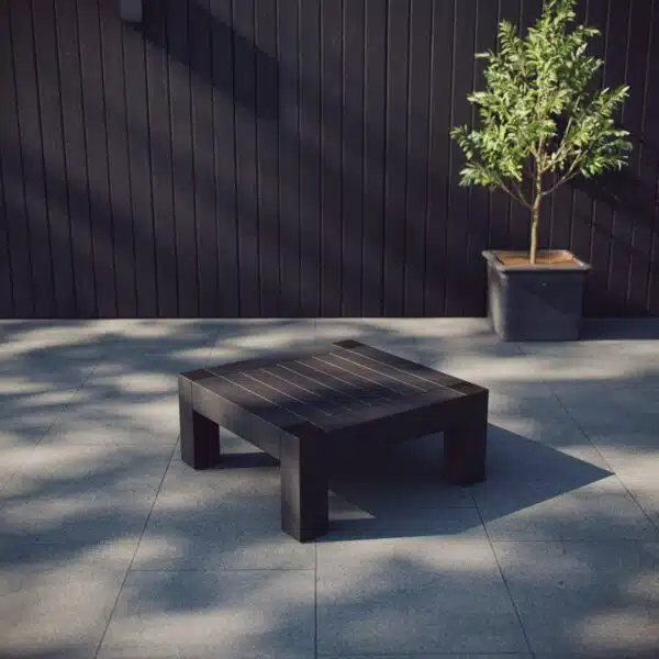 Module table on the patio