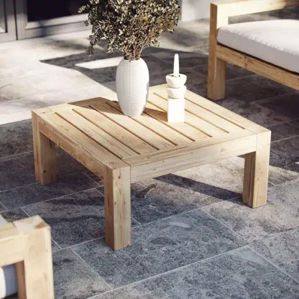 Lounge table Solviken on the patio
