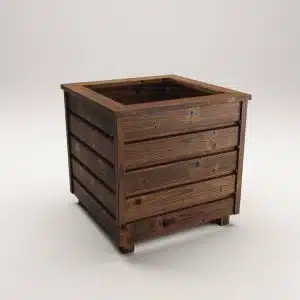 Plantekasse skrått forfra