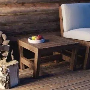 Description de construction pour petite table de salon