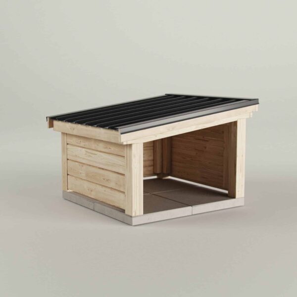 Build a garage for robotic lawnmower - DIY