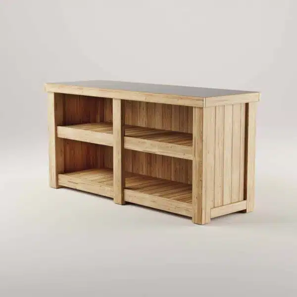 Egenbyggt Outdoor Kitchen Bench 180cm with tiles