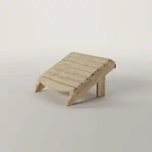 Adirondack egenbygget krakk skrått forfra