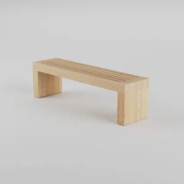 50090 - Bench 150 cm angled from the front