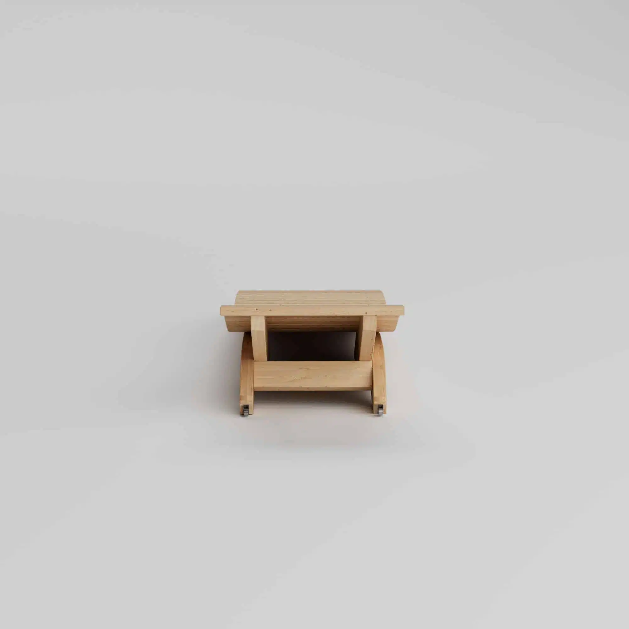 Sun lounger from the rear