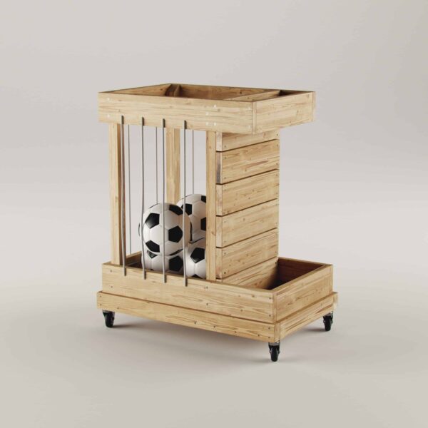 Build a ball cart with storage