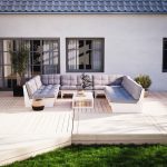 Stor och flexibel hörnsoffa 80x120cm dynor - Byggbeskrivning