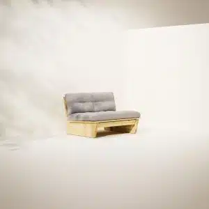 Hjørnesofa 80x20 midtdel med puter