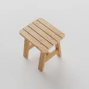 Hillared Hocker Draufsicht