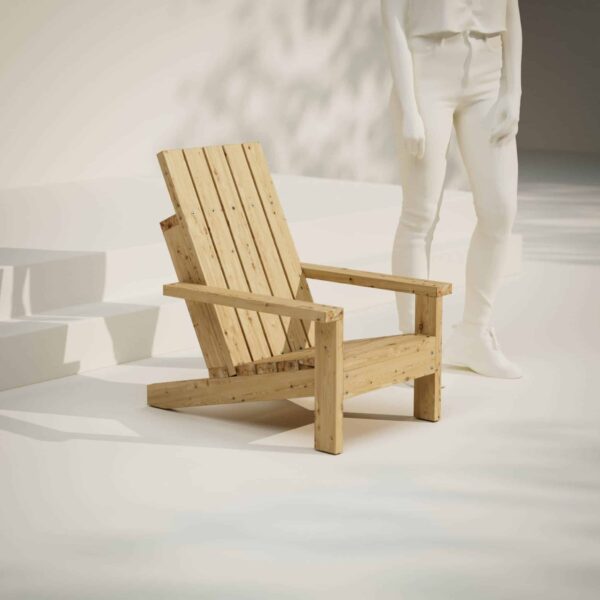 Building description modern adirondack chair for children - DIY guide