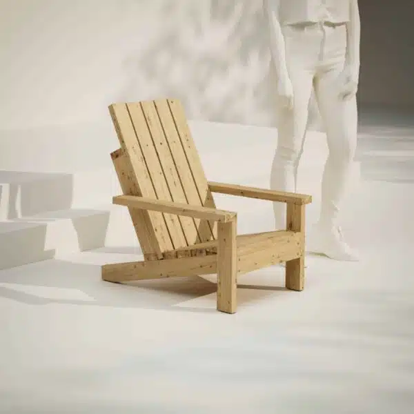 Building description modern adirondack chair for children - DIY guide