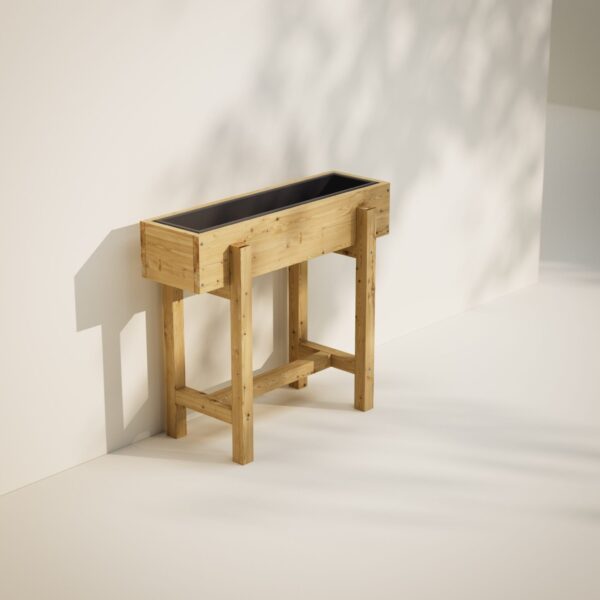 Raised planting bed 80x20 cm DIY guide