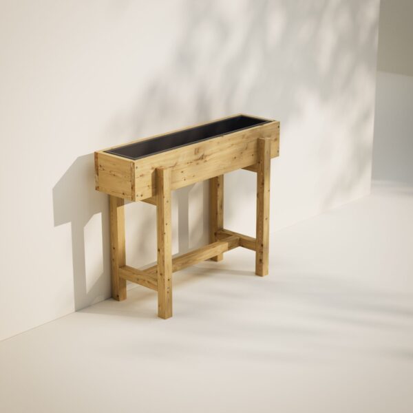 Raised planting bed 90x20 cm DIY guide