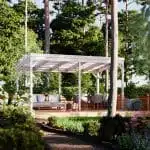 Freestanding canopy 3x5 m - DIY Plan