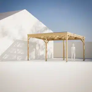 Egenbygget DIY guide - bygge et fritstående skærmtag på 15m2