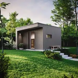 Tegning for friggebod 15m2 funkis - ramme - Egenbygd byggebeskrivelse