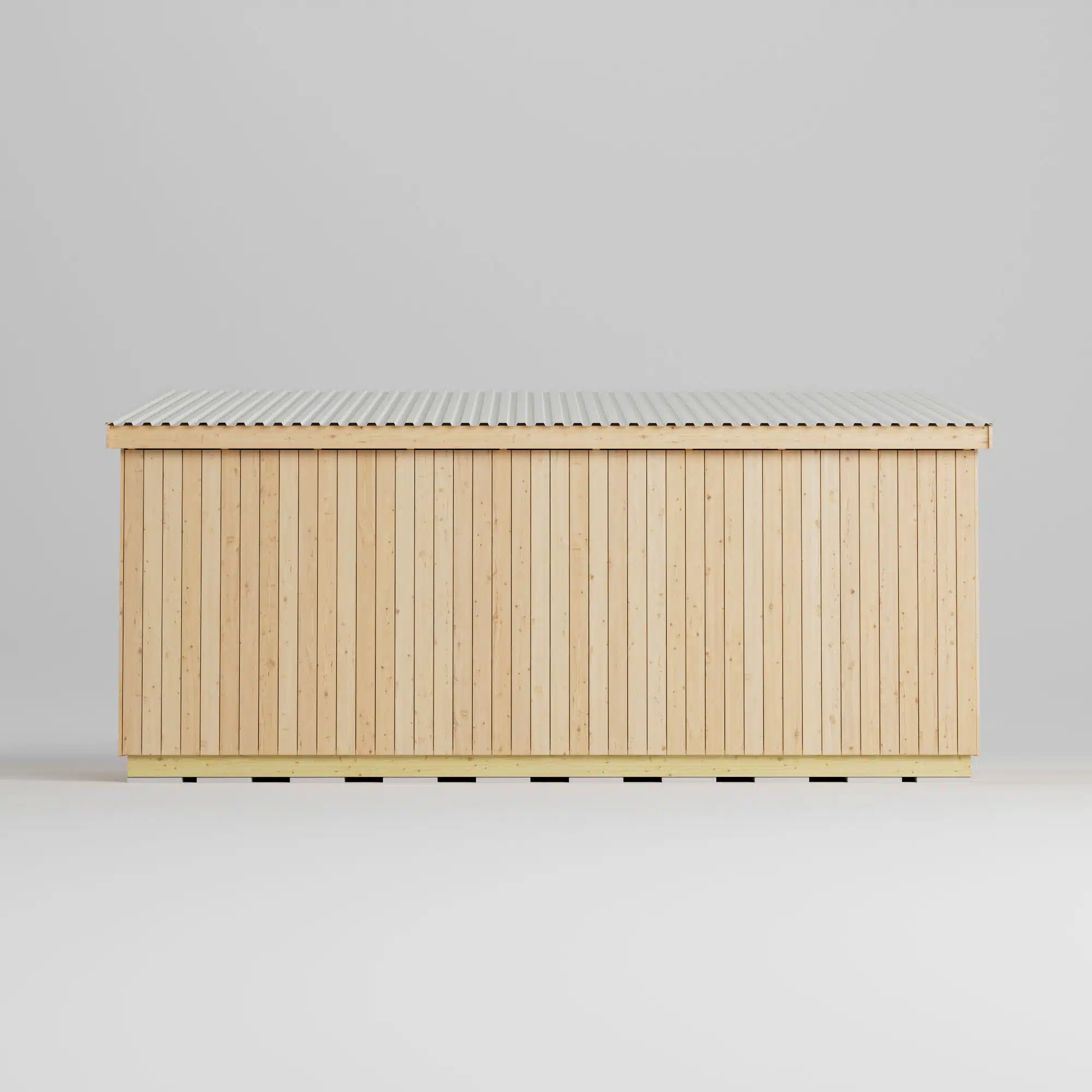 Schuur 15 m2 achterkant