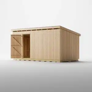 Lager 15m2 skrått foran