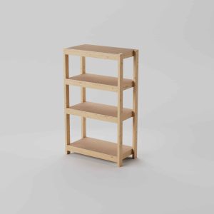 Build plans for a Storage Shelf with Four Shelves - DIY - Egenbyggt