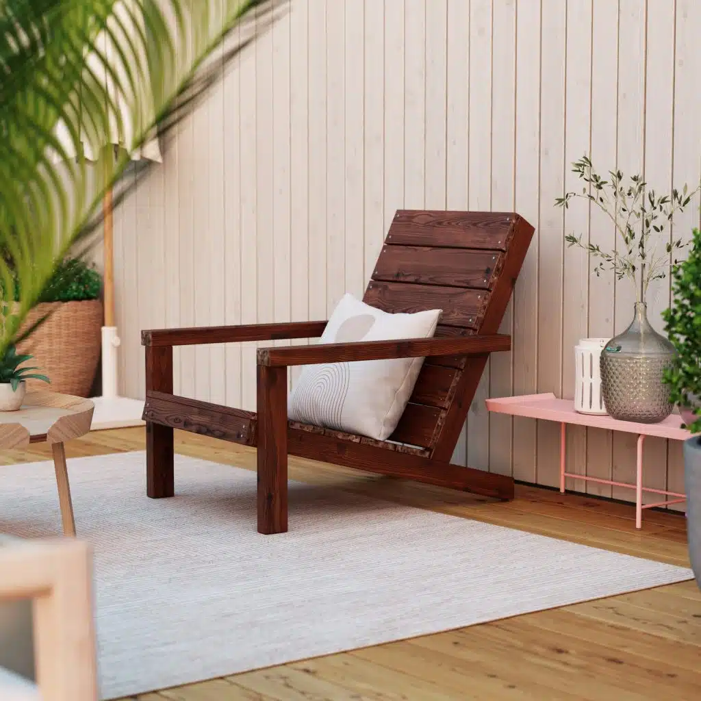 Bau einen modernen Adirondack-Stuhl