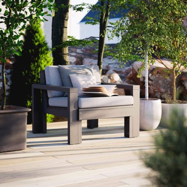 Byggebeskrivelse for Lounge Bovik 70x70 cm sitteflate - Egenbygget