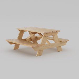 Bygga picknickbord för barn - Byggbeskrivning