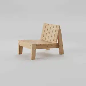 Salon Alhammar 60x60cm vue en biais de l'avant