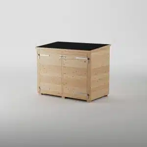 Dynkasse oppbevaringsskap M front med lukkede dører.