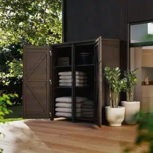 Bygg en putekasse og utebod medium høy